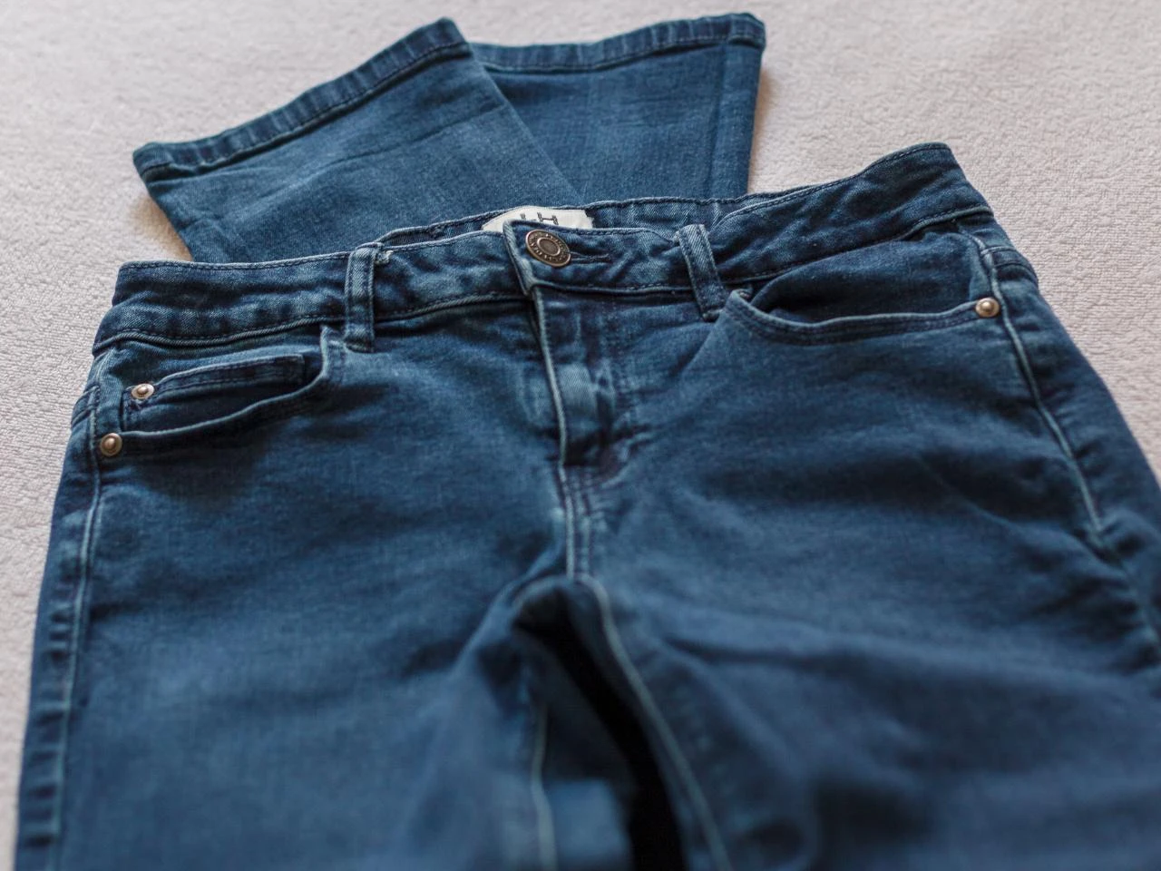 Jean regular Denim blauw zwart - Maat 34 - Goede staat – photo 7